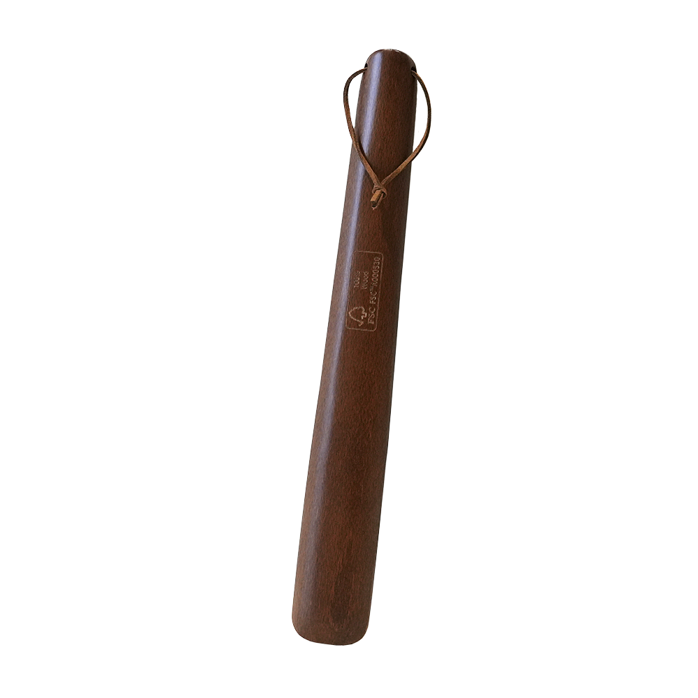 【定番商品】woola　FSC認証木製　シューホーン　S　（茶染色）