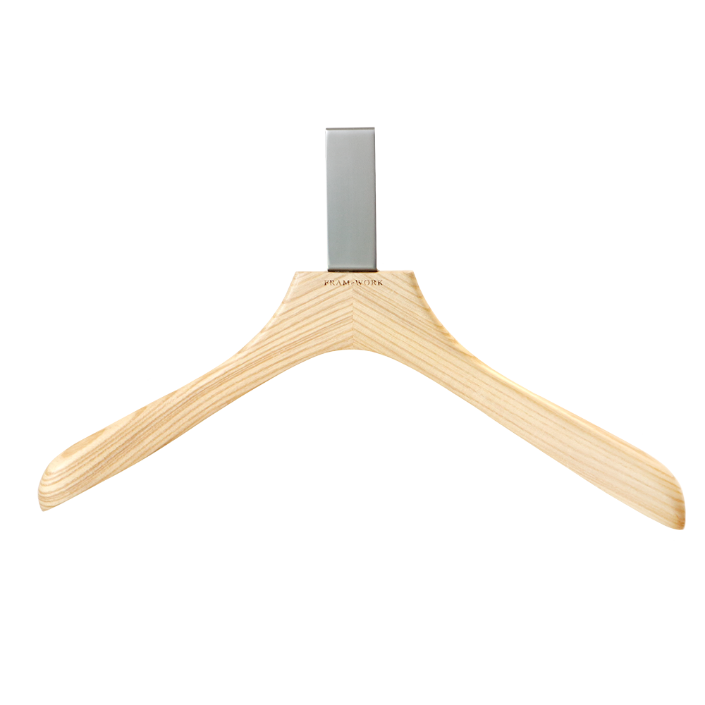 【オーダーメイド商品】フェイスアウト木製ハンガー（FRAMeWORK(フレームワーク）様）