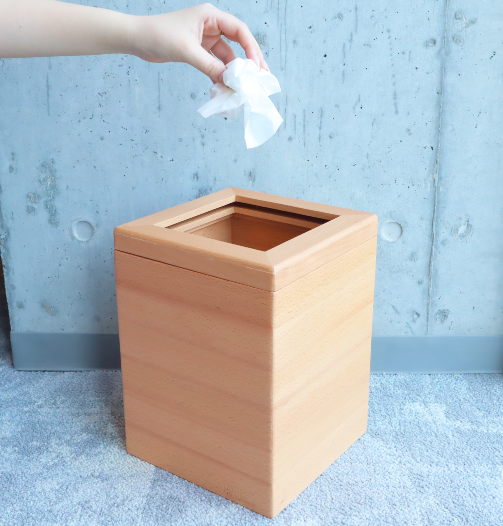 【定番商品】woola　FSC認証　ダストボックス（クリア）