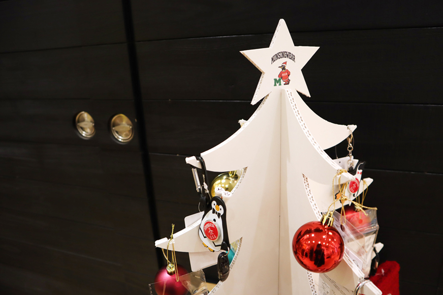 【オーダーメイド商品】ディスプレイ什器　リボード　クリスマスツリー　（マンシングウェア クラブハウス 銀座様）